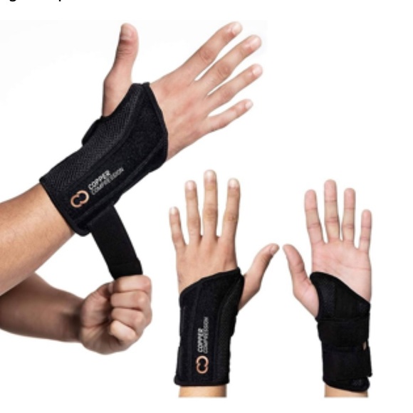 Copper Compression Wrist Brace, Right Hand - S/M, NWT. - Picture 2 of 4